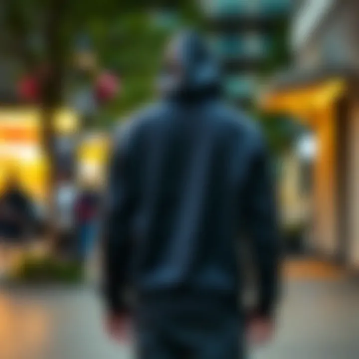 Urban Chic: Integrating Comfort into Daily Life Skechers sweatshirt in an urban lifestyle setting