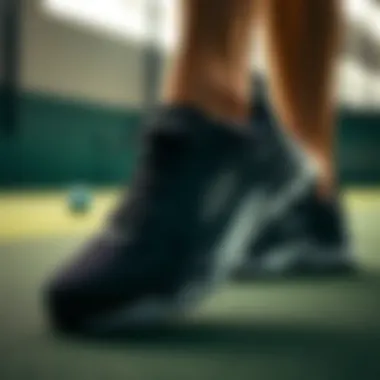 Comfortable Skechers shoes showcased in a sports environment