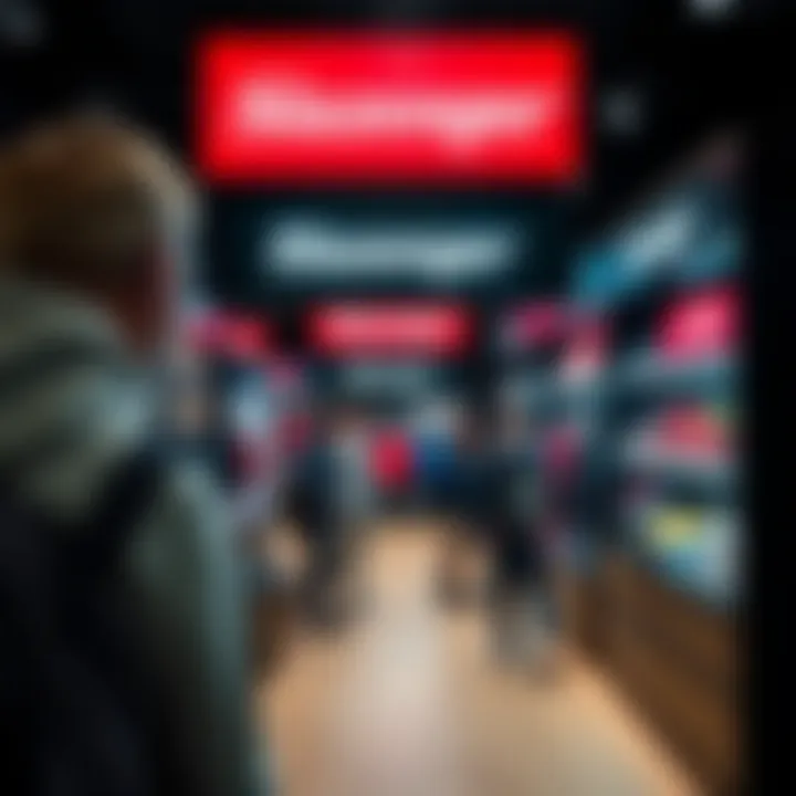 Customer engagement at a Slazenger retailer