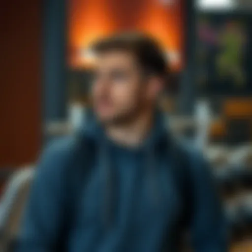 Meal Choices for Optimal Performance A person contemplating meal choices before exercising