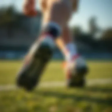 Impact of Cleat Sole Design on Athlete Performance Athlete in action demonstrating the importance of a well-designed cleat sole