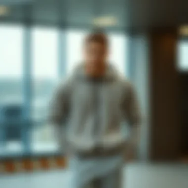 Sophisticated sporty jacket design showcasing modern aesthetics