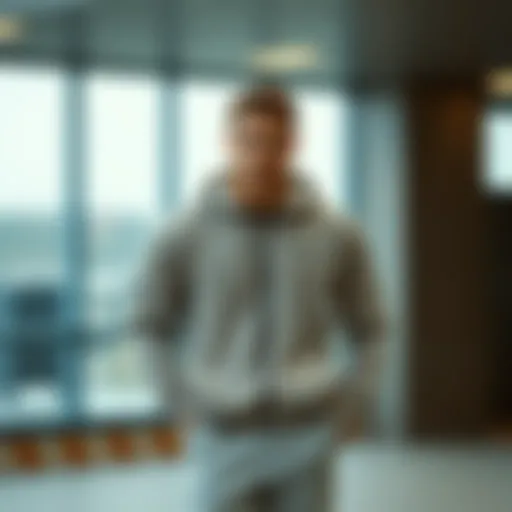 Sophisticated sporty jacket design showcasing modern aesthetics