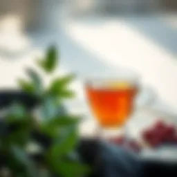 A serene cup of tea with no sugar