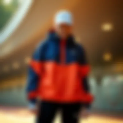 Stylish athletic wear showcasing modern design