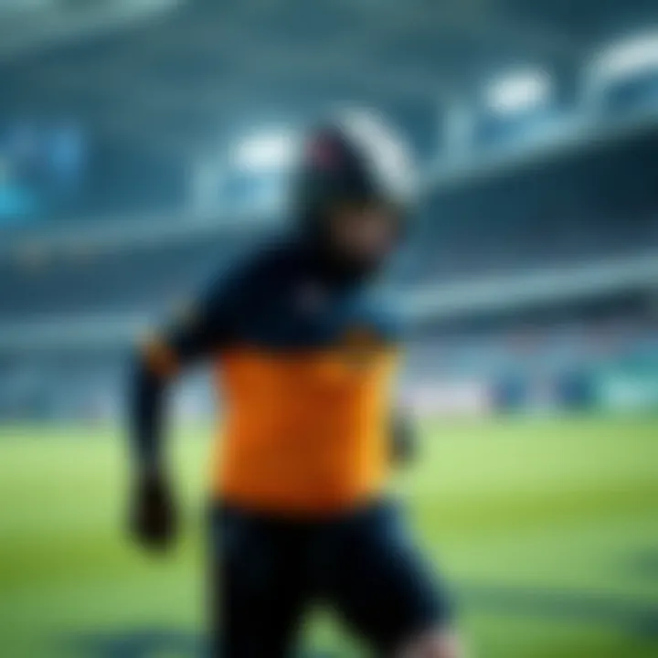 Athlete performing in Texapore gear under rain