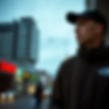 Stylish urban look featuring The North Face outerwear