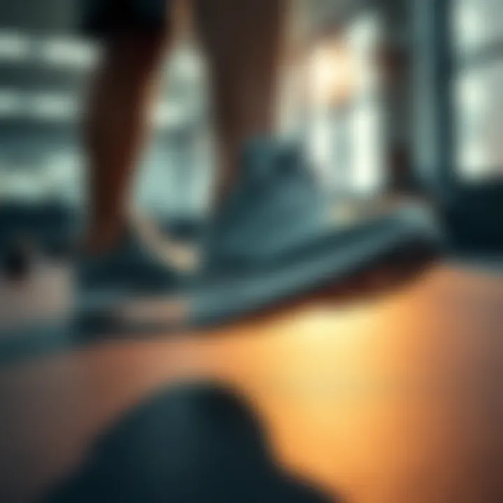 Timberlake shoes worn during a fitness session highlighting their functionality