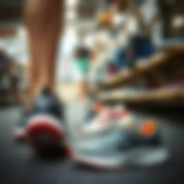 Selecting the Perfect Running Shoes An individual choosing the right running shoes