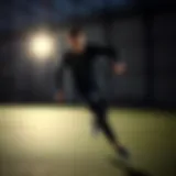 Dynamic athlete showcasing Under Armour Charged gear in action