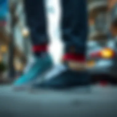 Stylish Outfit Ideas Featuring Vans Sneakers Fashionable outfit pairing with Vans multicolored shoes.