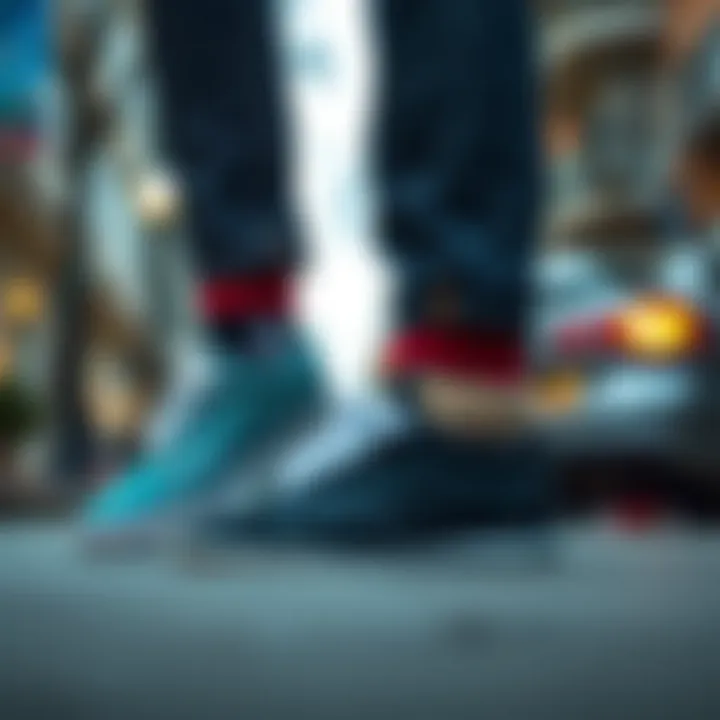 Stylish Outfit Ideas Featuring Vans Sneakers Fashionable outfit pairing with Vans multicolored shoes.