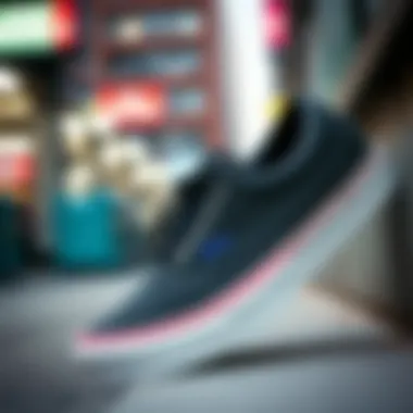 Vans sneakers in an urban setting