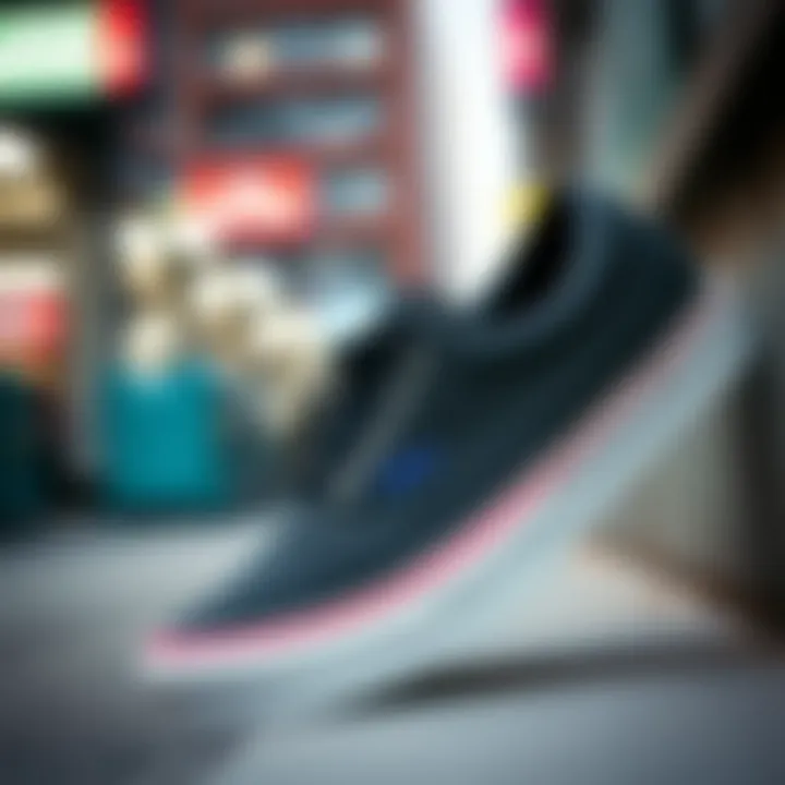 Vans sneakers in an urban setting