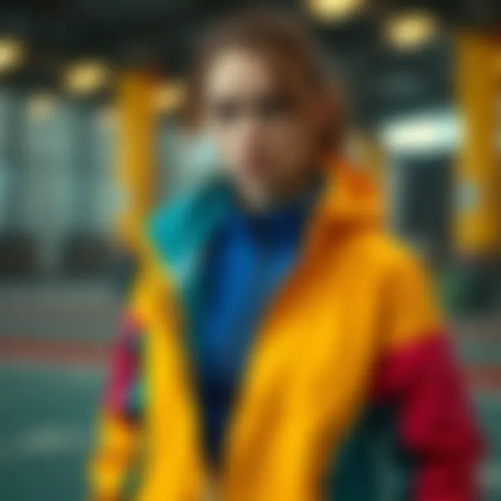 Trendy color palette in women’s sporty jackets collection
